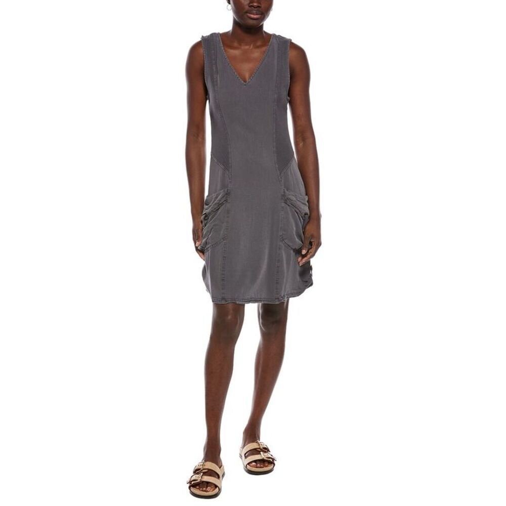 Xcvi Womens Twill Penta Dress, Pink
